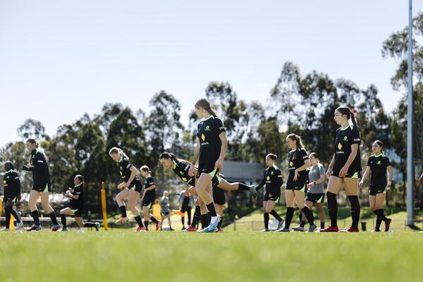 CommBank Junior Matildas at training