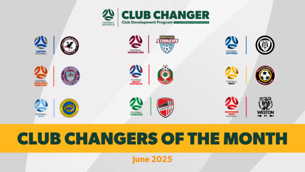 Logos of the June Club Changer of the month clubs