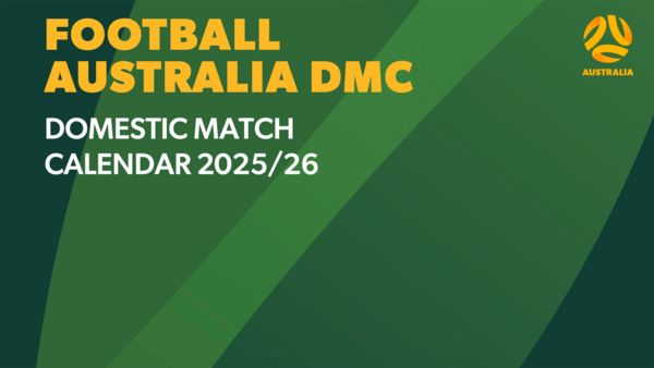 Football Australia Domestic Match Calendar